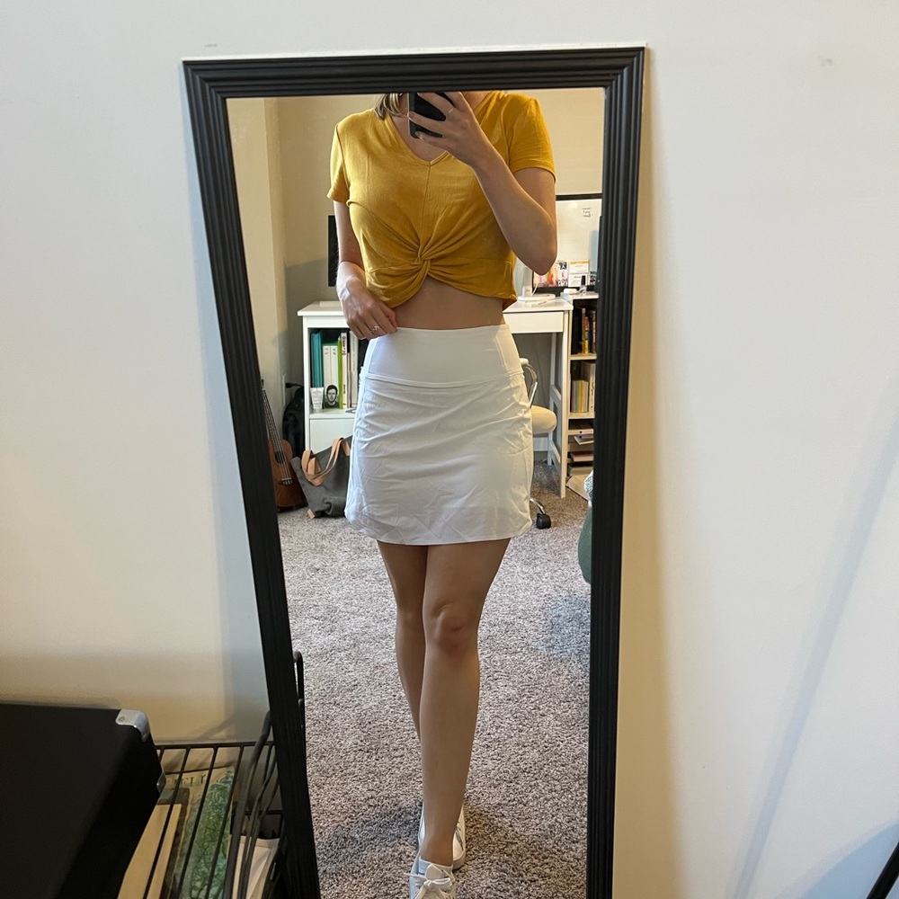 XS Athleta White Skort